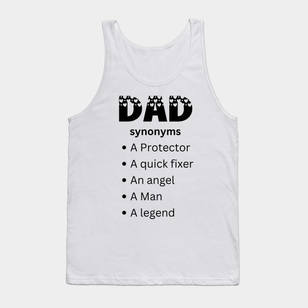 Dad synonyms Tank Top by Profound Prints